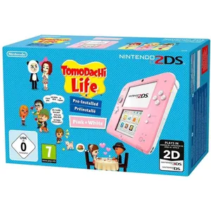 Comparateur de prix : Console Nintendo 2DS   Rose & Blanc + Tomodachi Life (Pré-installé)