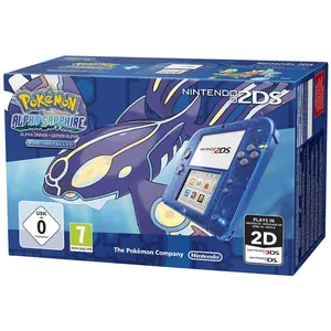 Console Nintendo 2ds Transparente Bleu + Pokémon Saphir Alpha pas cher