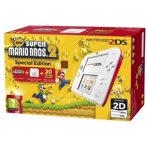 Comparateur de prix : Console Nintendo 2DS Blanc + rouge + New Super Mario Bros 2