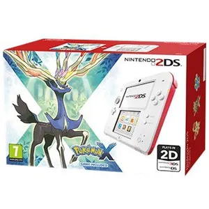 Console Nintendo 2DS Blanc + rouge + Pokemon X pas cher