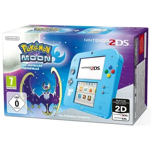 Nintendo Console Nintendo 2ds : Bleu + Pokémon Lune Préinstallé pas cher