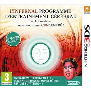 Comparateur de prix : Nintendo L'infernal programme d'entraînement cérébral du Docteur Kawashima 3DS