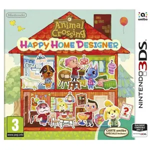 Comparateur de prix : Nintendo Animal Crossing : Happy Home Designer + 1 Carte Amiibo 'Animal Crossing'