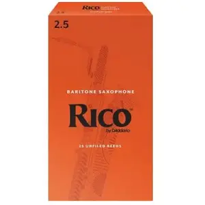 RLA2525 - Anches Rico Saxophone Baryton Force 2.5 Pack De 25