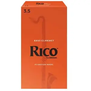 D'Addario REA2535 - Anches clarinette basse, force 3.5, boîte de 25
