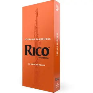 RIA2530 - Anches Rico Saxophone Soprano Force 3.0 Pack De 25Vendu parbax-music