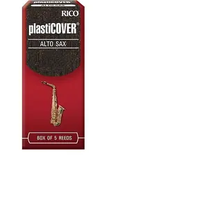 D'Addario Rico Anches Rico Plasticover pour saxophone alto, force 2.5, pack de 5