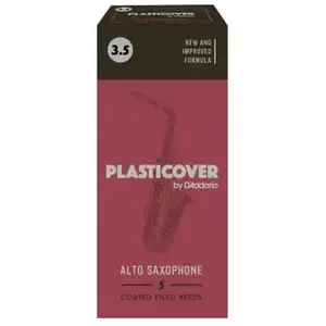 Rico Anches Rico Plasticover pour saxophone alto, force 3.5, pack de 5