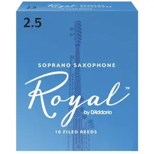 Comparateur de prix : D'Addario - Rico Royal 2.5 - Saxophone Soprano Anches saxophone soprano