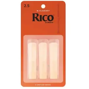 Comparateur de prix : D'Addario - Rico Anches Clarinette Sib Orange 2.5 Anches clarinette Sib