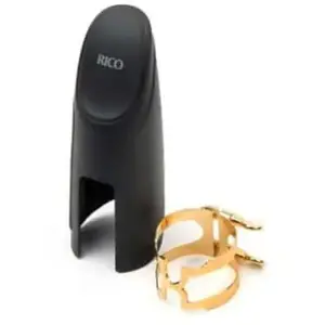 Comparateur de prix : Ricoh Rico Ligature H et couvre-bec, pour saxophone baryton avec embouchure selmer, plaqué or