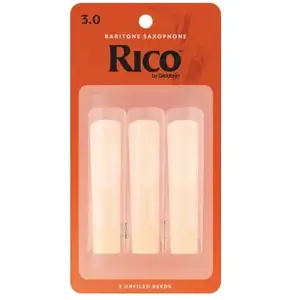 Rico Design D'Addario RLA0330 - Anches saxophone baryton force 3.0, boîte de 3