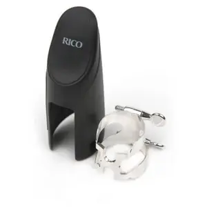 Comparateur de prix : - Rico Ligature H et Couvre-bec Saxophone Alto Argenté Ligatures saxophone alto