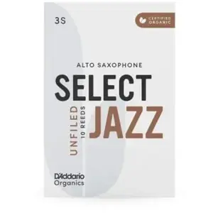 Comparateur de prix : D'Addario - Rico Organic Select Jazz 3S - Sax Alto (coupe Us)