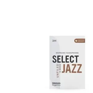 D'Addario Organic Select Jazz 3m  Sax Soprano Coupe Us