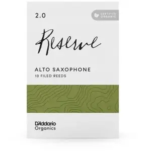 Comparateur de prix : D'Addario D'addario - 10 Anches Sax Alto Organic Reserve, Force 2