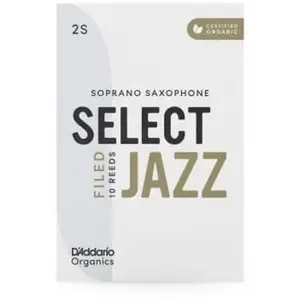 Comparateur de prix : D'Addario Organic Select Jazz 2S - Sax Soprano (coupe FR)
