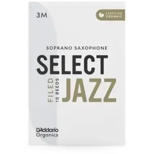Comparateur de prix : D'Addario Organic Select Jazz 3M - Sax Soprano (coupe FR)