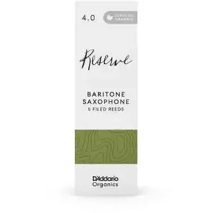 D'Addario D'addario - 5 Anches Sax Baryton Organic Reserve, Force 4
