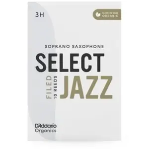 Comparateur de prix : D'addario - Rico Organic Select Jazz 3H - Sax Soprano (coupe FR)
