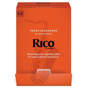 Rico D'Addario RKA0130-B50 - Anches saxophone ténor, force 3, boîte de 50Vendu parbax-music