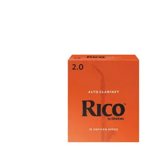 Comparateur de prix : Rico D'Addario RDA1020 - Anches clarinette alto, force 2, boîte de 10