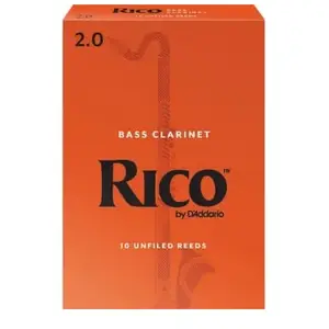 Comparateur de prix : D'Addario REA1020 - Anches clarinette basse, force 2.0, boîte de 10