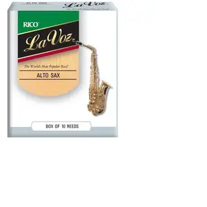 Rico Anches La Voz pour saxophone alto, force Medium, pack de 10