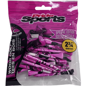 Golf Pride Tees Splatter 69 mm - Lot de 45, rose/noir pas cher