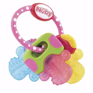 Comparateur de prix : Nûby Nuby clés à mordre réfrigérantes 20 cm en silicone junior 4 pièces