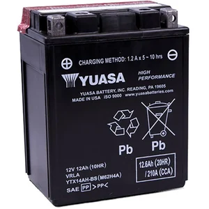 Comparateur de prix : YUASA Batterie moto 12.0 V 13.0 Ah Sans entretien (Ref: YTX14AH-BS)