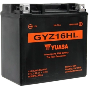 YUASA Batterie moto 12.0 V 17.0 Ah SLA AGM (Ref: GYZ16HL)