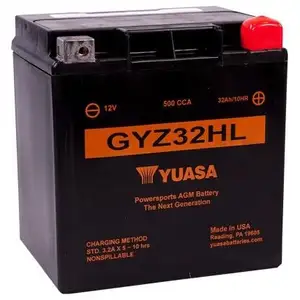 YUASA Batterie moto 12.0 V 34.0 Ah SLA AGM (Ref: GYZ32HL)