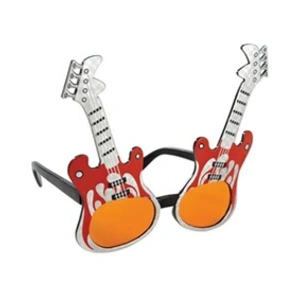 Amscan lunettes de fête guitare unisexe multicolore