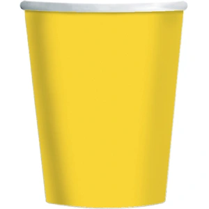Amscan 8 Gobelets (26,6 Cl) – Jaune Soleil pas cher