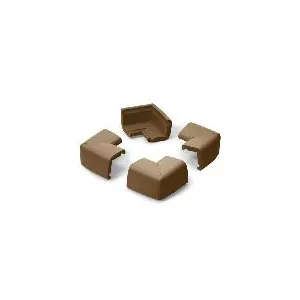 Prince Lionheart 4 Coins Mousse Antichoc - Grand Modèle - Chocolat pas cher
