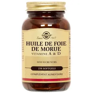 Comparateur de prix : Solgar Huile De Foie De Morue - 250 Gélules