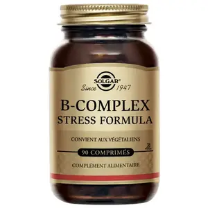 Comparateur de prix : Solgar B-Complex Stress Formula 90 comprimés