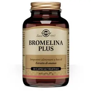 Comparateur de prix : Solgar Bromélaïne 300mg 60 gélules