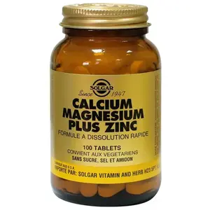Comparateur de prix : Solgar Solgar Calcium Magnesium Zinc