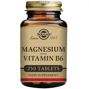 Comparateur de prix : Solgar Comprimés Magnesium+vit B6 250 Unités One Size