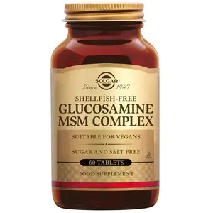 Comparateur de prix : Solgar Glucosamina Msm Complex 60 comprimidos