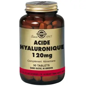 Comparateur de prix : Solgar Acide Hyaluronique 120mg - 30 Tablets