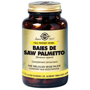 Comparateur de prix : Solgar Saw Palmetto - 100 Gélules