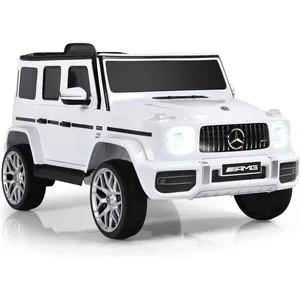 COSTWAY Mercedes-Benz G63 Voiture Électrique 12 V pour Enfants 2 Moteu... pas cher