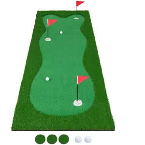 COSTWAY Tapis de Putting de Golf Poratble 300 x 100 cm-Pelouse Artific...