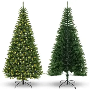 Sapin de Noël Artificiel - RELAX4LIFE - 240CM - 360 Lumières LED Blanc... pas cher