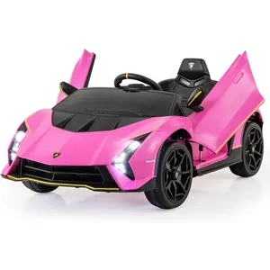 Costway - 12V Lamborghini Voiture Électrique Enfants avec Télécommande... pas cher