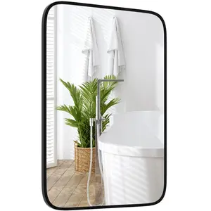 Miroir de Salle de Bain Rectangulaire Moderne COSTWAY Protection Incas... pas cher
