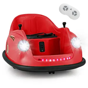 Auto-tamponneuse Électrique Voiture pour Enfants COSTWAY Rotation A 36... pas cher